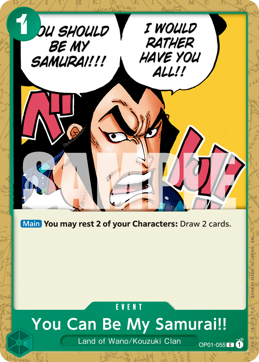 You Can Be My Samurai!!