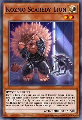 Kozmo Scaredy Lion
